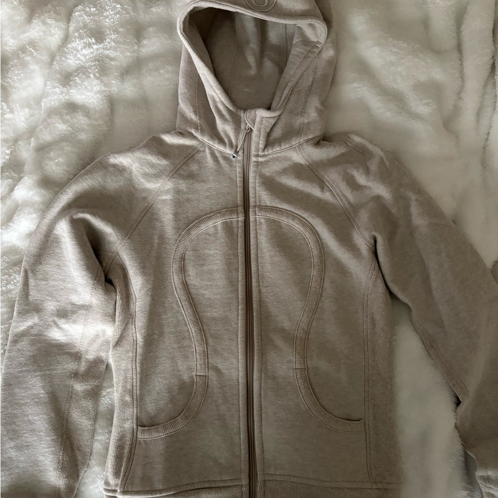Lululemon Beige Hoodie, size 10